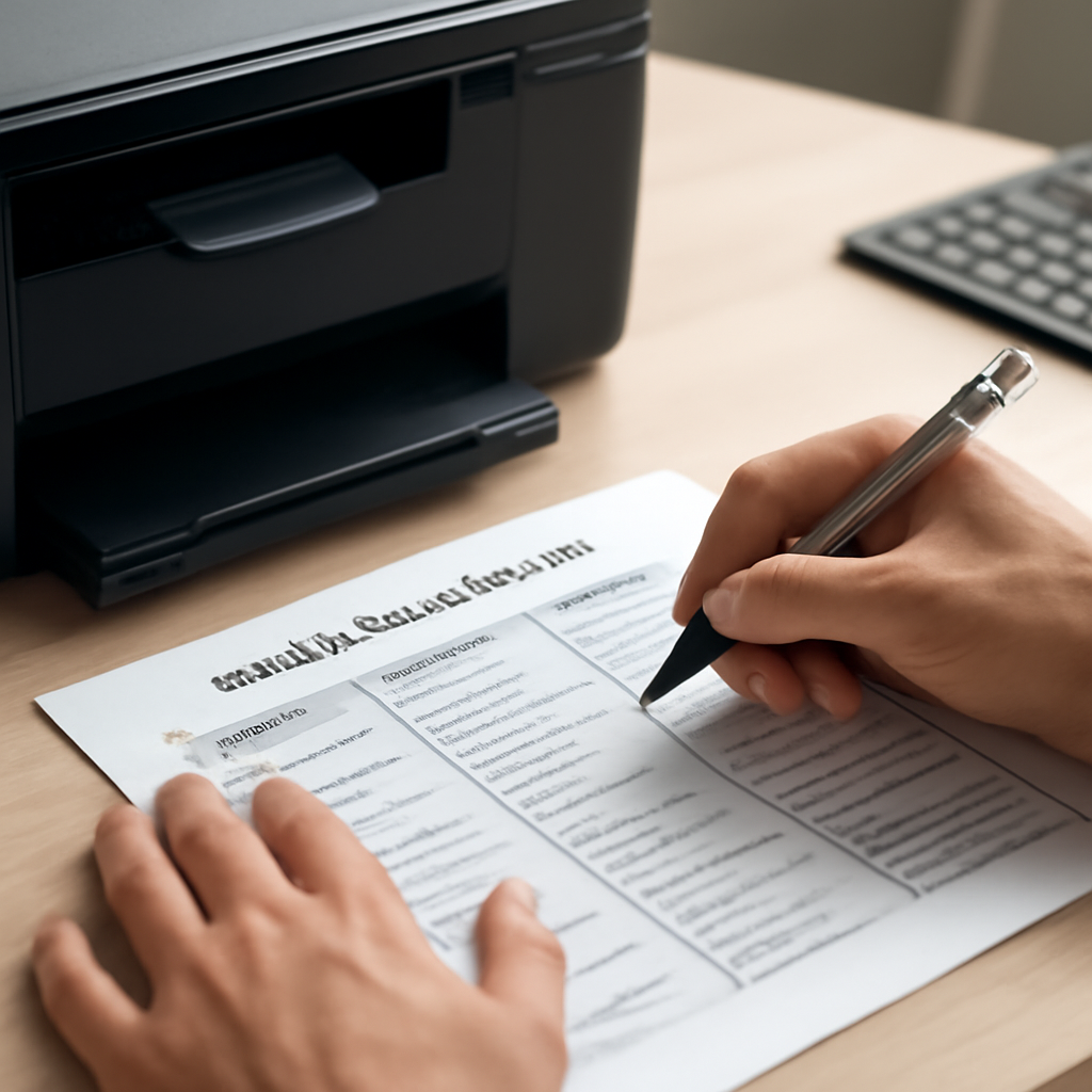 Illustration for Quick Reference Tables for Fast Diagnosis related to troubleshooting tips for multi brand printers