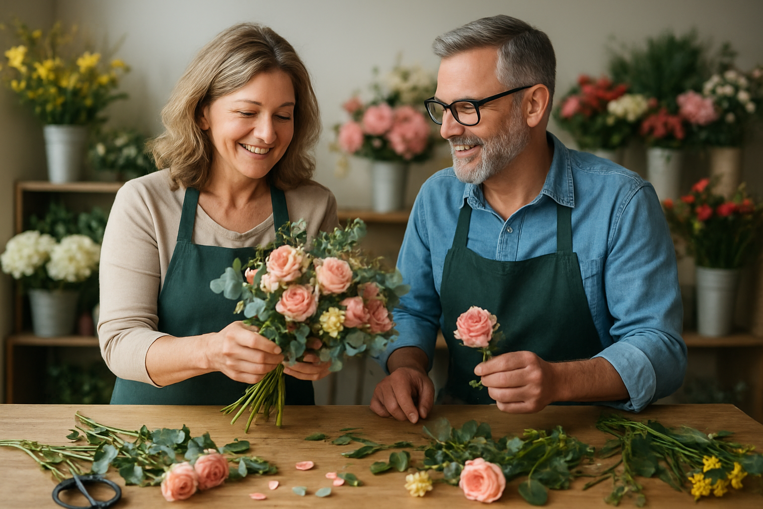 Illustration for How The Flower Boutique Brings Your Vision to Life related to family owned florist with personalized service