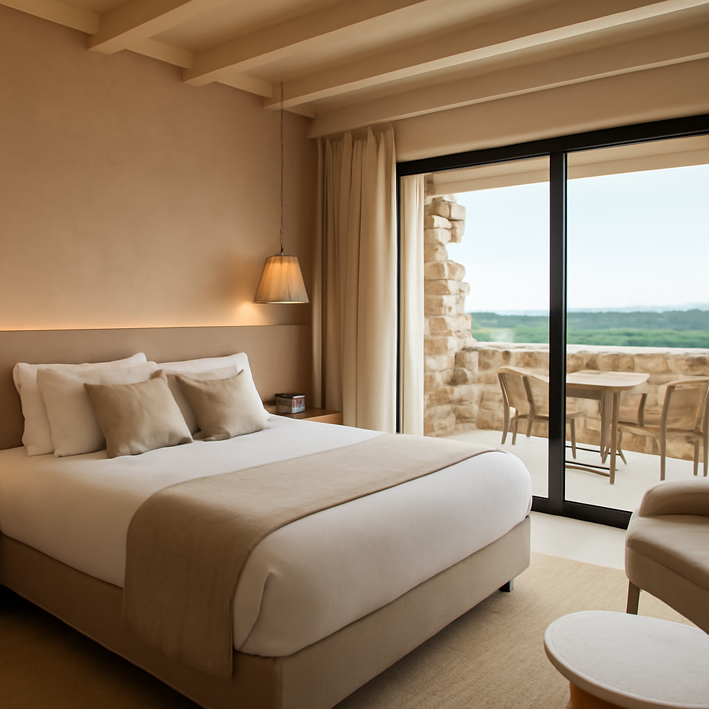 Illustration für Vila Nova Suites & Spa: Details, die den Unterschied machen, im Zusammenhang mit einem Boutique-Hotel in Capdepera