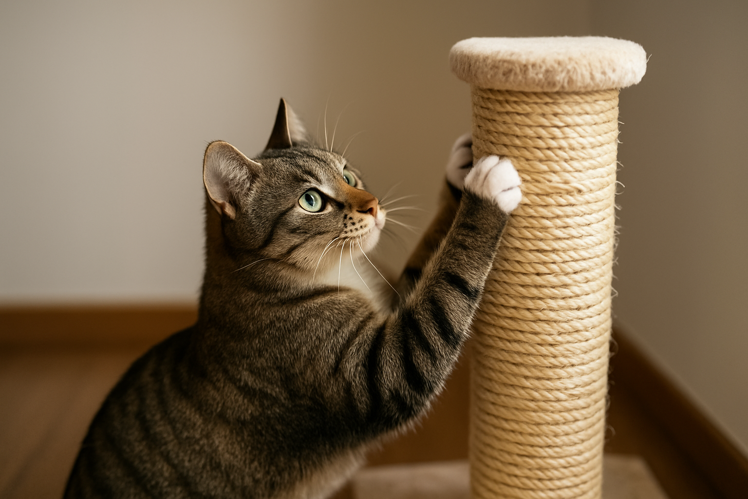 Illustration for Step-by-Step Fixes for Scratching related to cat behavior and training tips