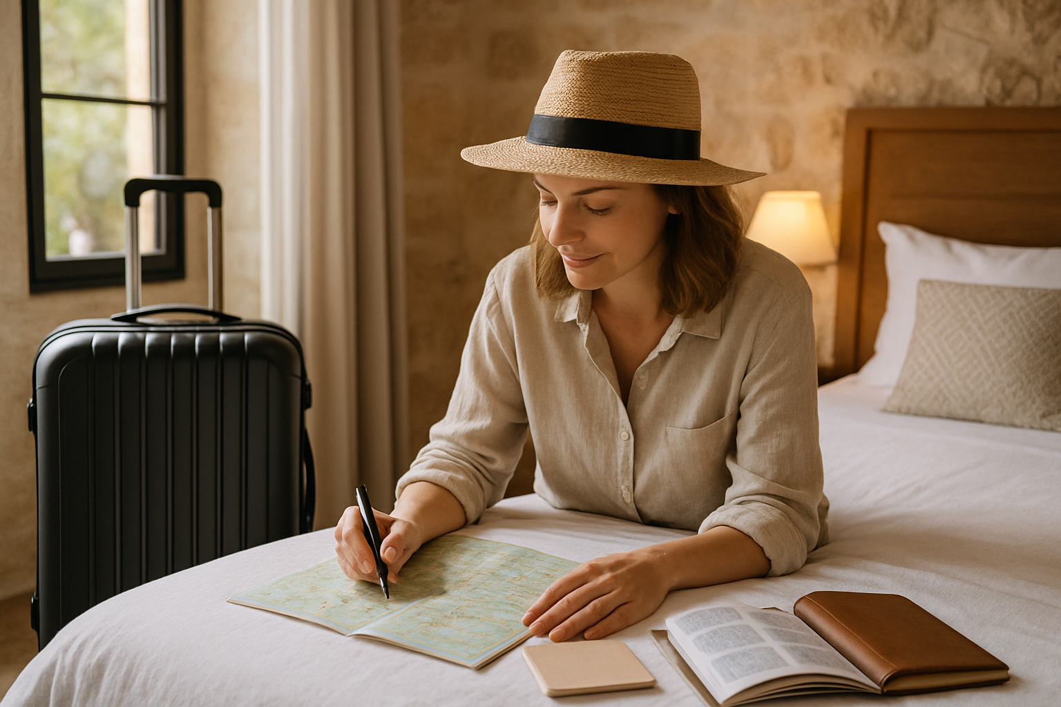 Illustration für „Praktischer Leitfaden für die Planung Ihres Aufenthalts“ in Bezug auf ein authentisches mallorquinisches Erlebnis in einem Boutique-Hotel