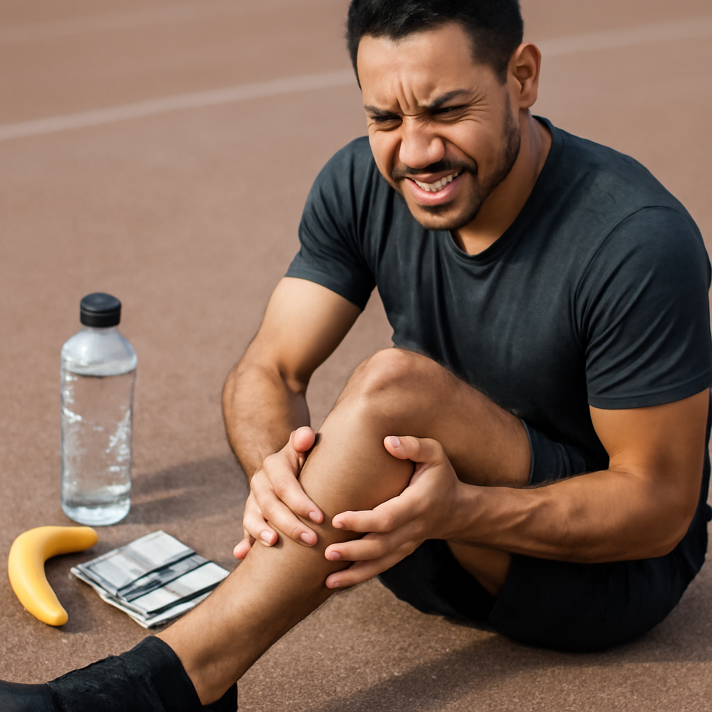 Illustration for Prevention Blueprint for Athletes and Active People related to cures for muscle cramps