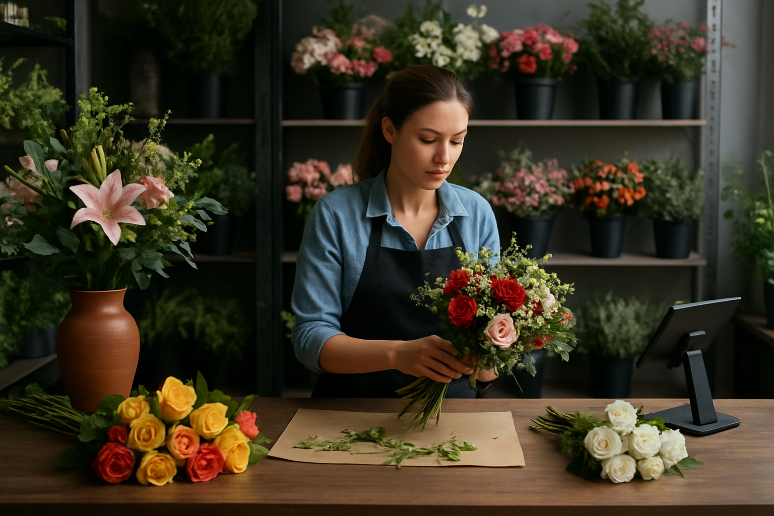 Illustration for How does it work behind the scenes on a busy day? related to what time do i need to order for same day flowers in perth