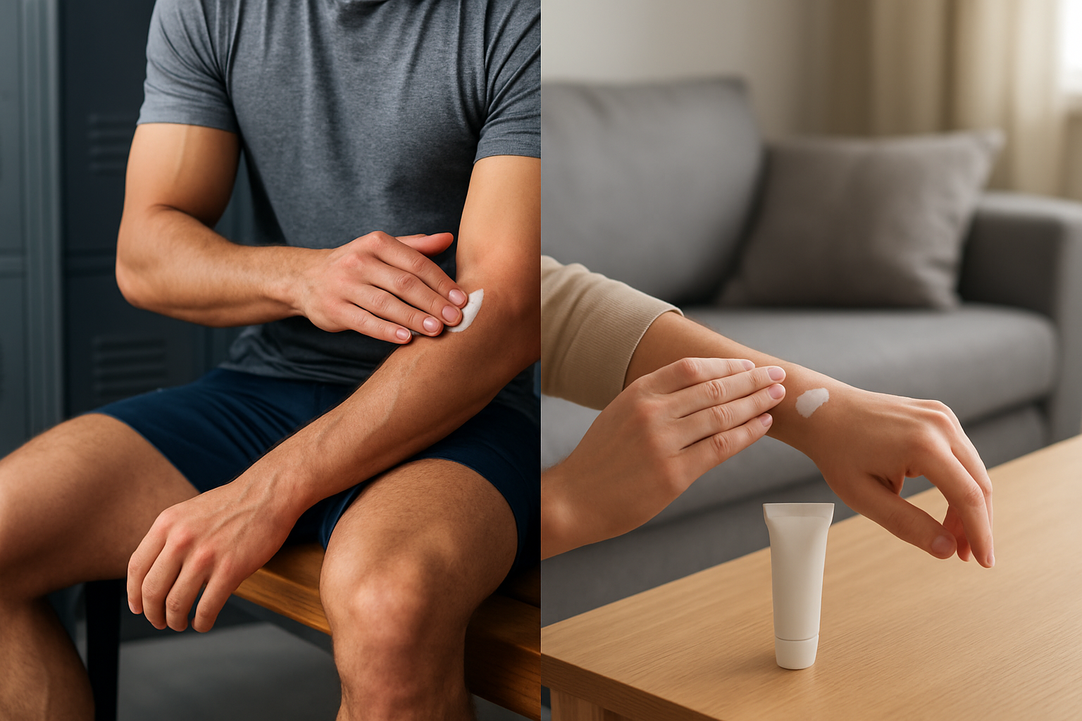 Illustration for Real-World Scenarios: From Locker Room to Living Room related to cloderm cream