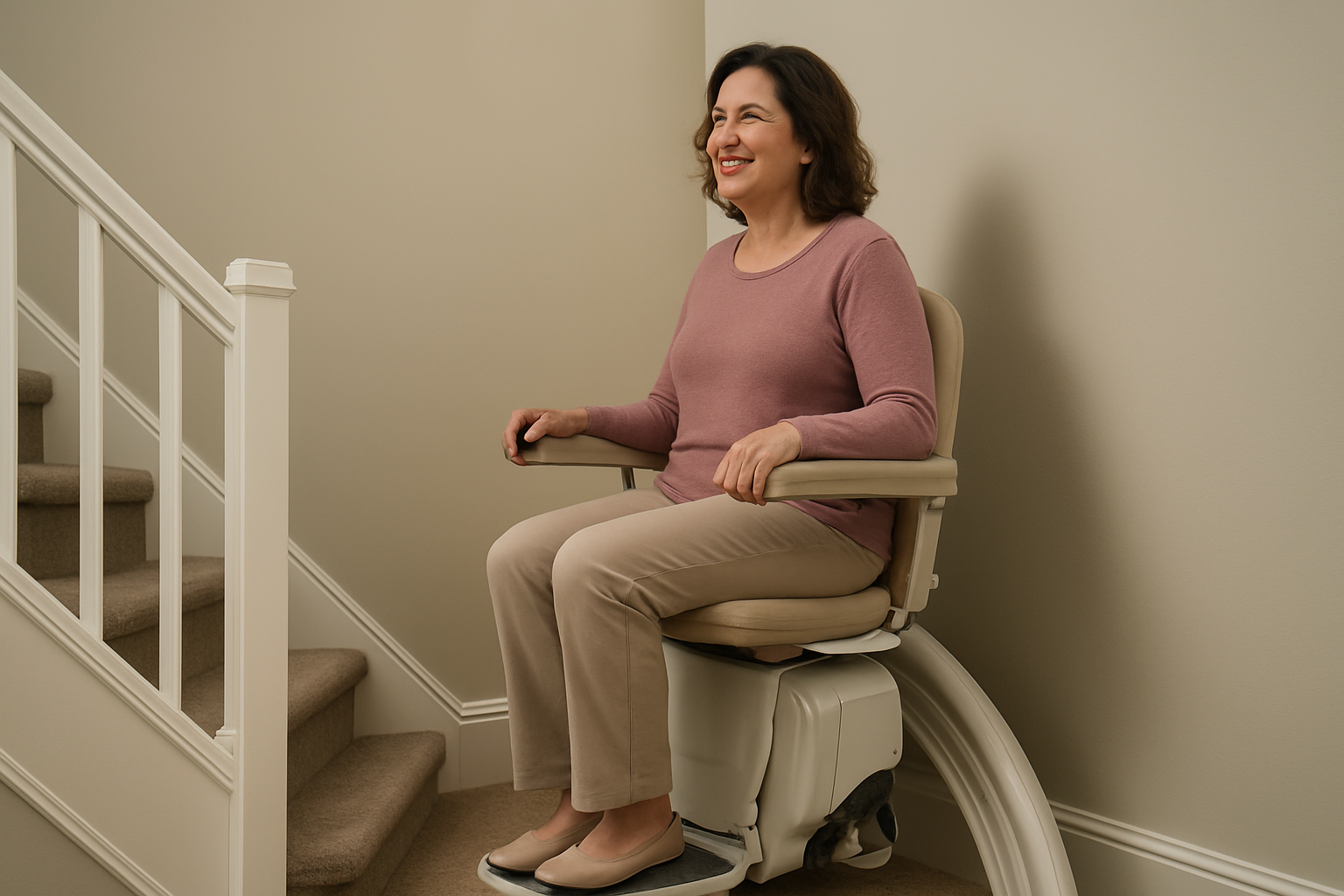 Illustration for How Go Wheelchairs Supports Your Mobility Journey related to straight stairlifts