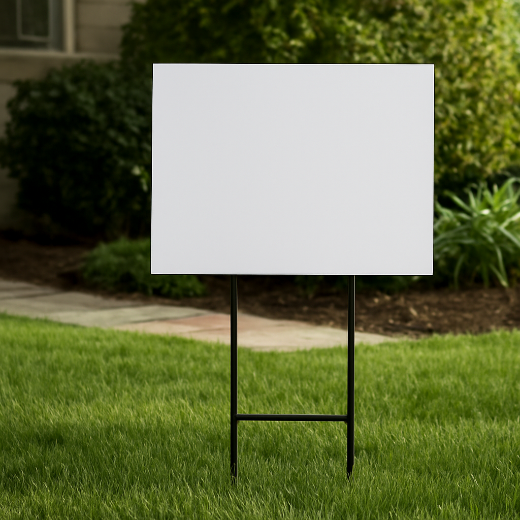 Illustration for Design, Materials, and Mounting: What Works Indoors and Outdoors related to custom yard signs