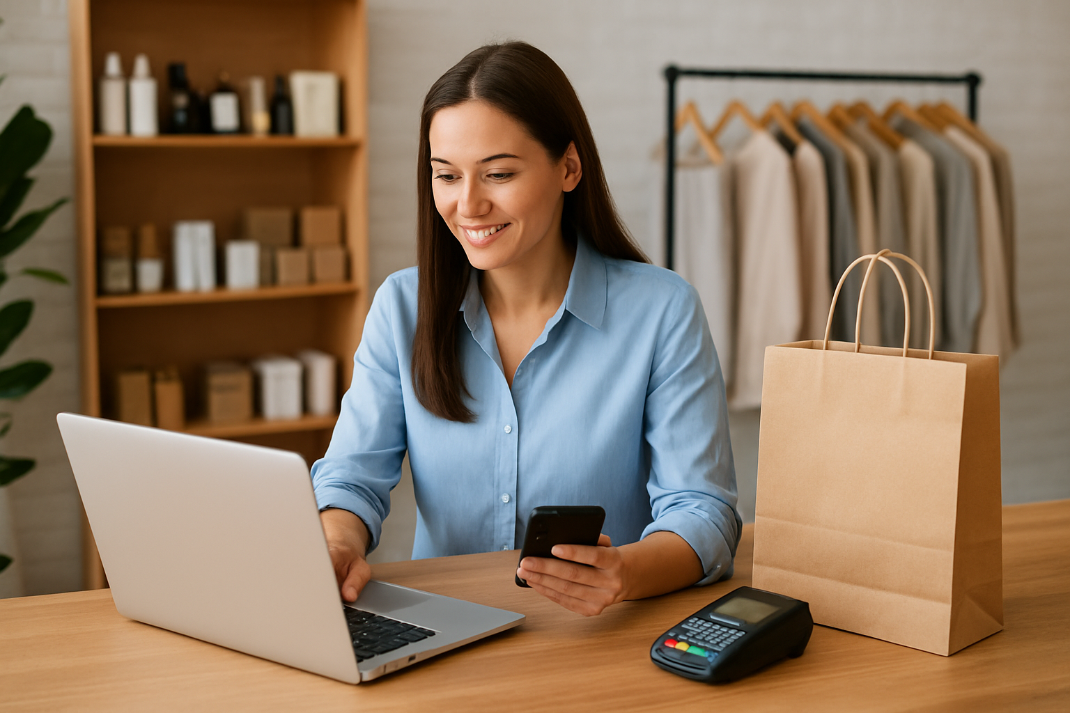 Illustration for #5 Searchbloom — Local Meets eCommerce for Stores with Physical and Online Presence related to small business seo services