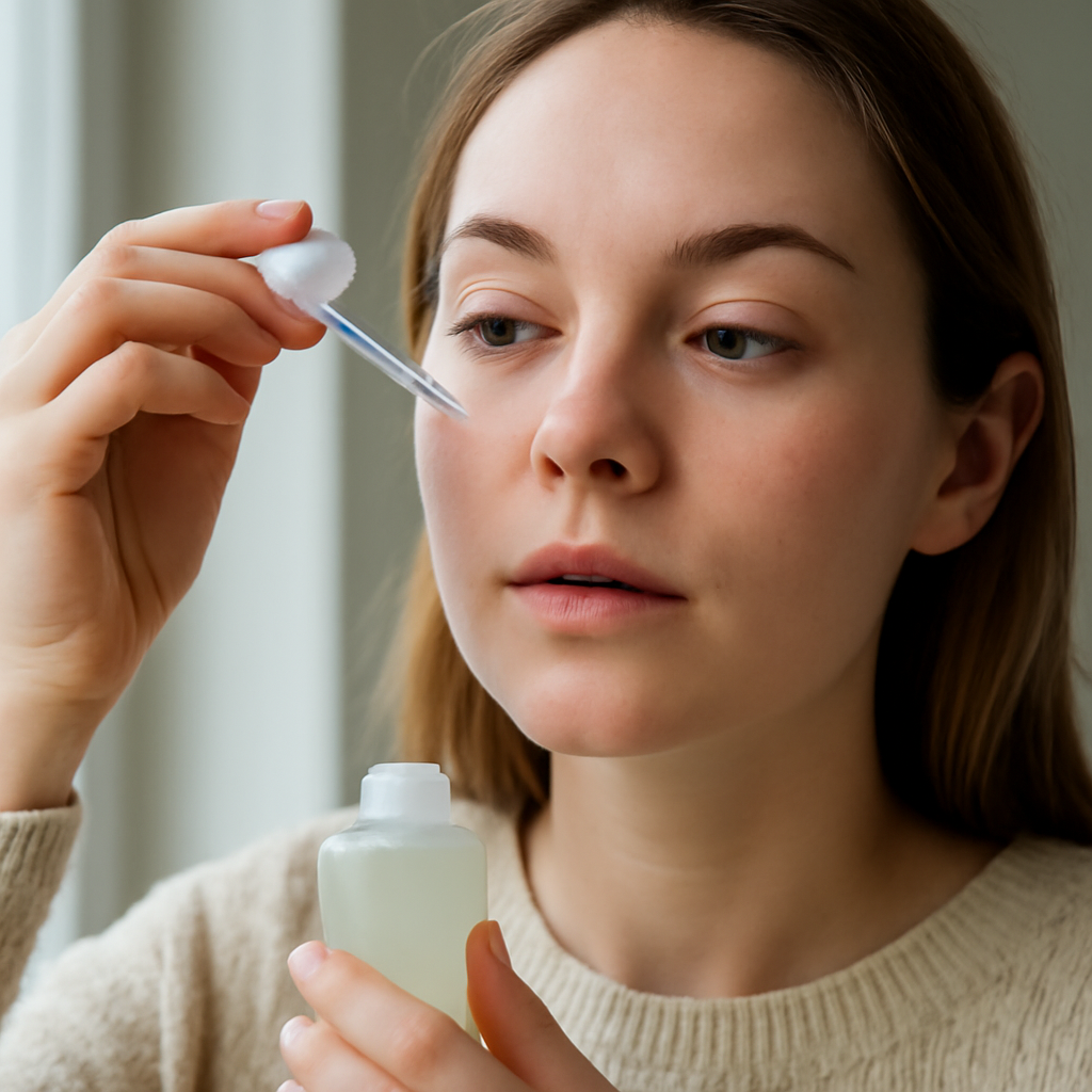 Illustration for Step-by-Step Routine for British Weather and Skin Types related to cara penggunaan serum hexa peptide
