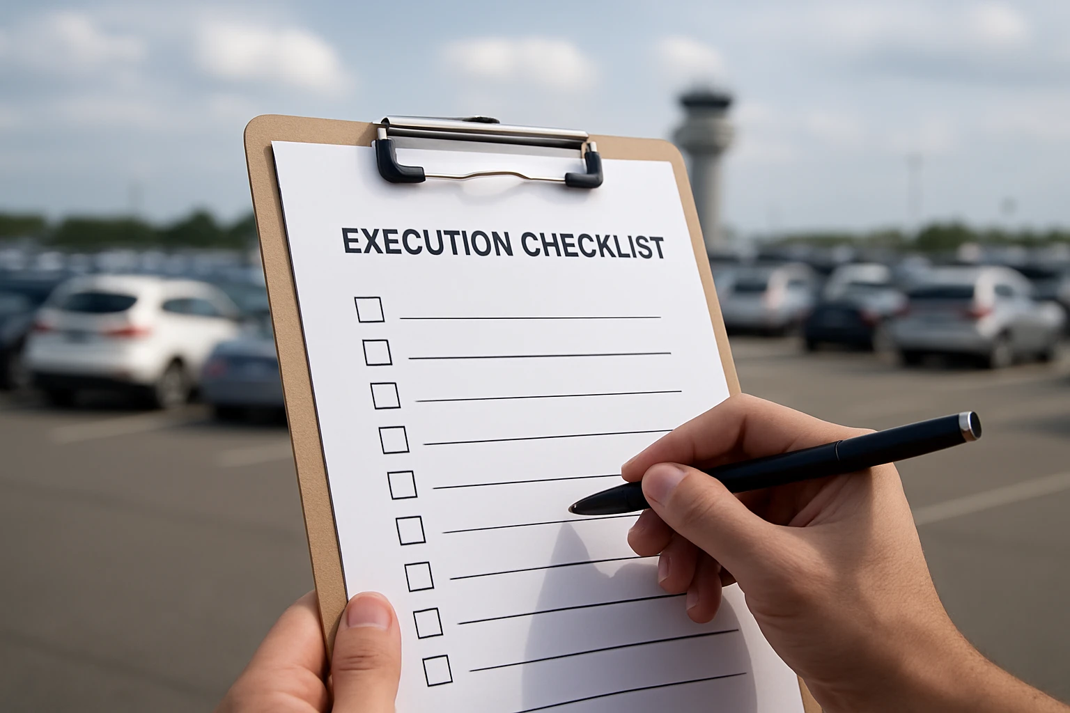 The Off-Site Airport Parking Dayton Checklist 2 Execution Checklist - off-site airport parking Dayton guide