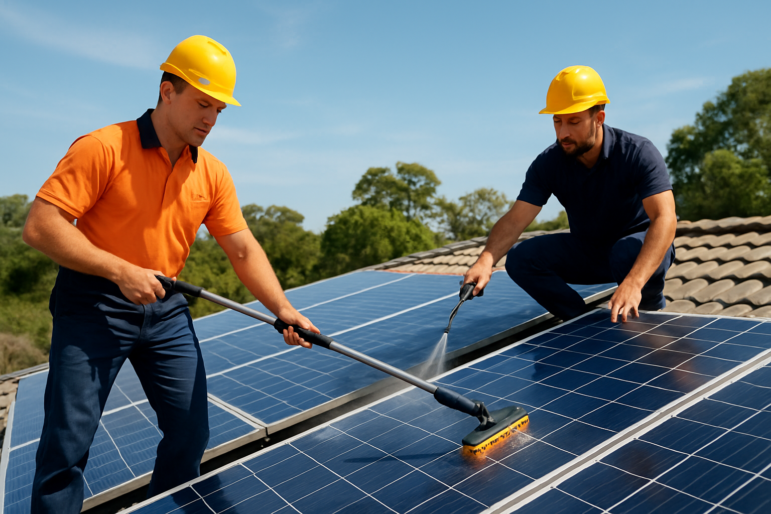 Illustration for DIY or Professional? Cost, Safety, and Time Considerations in Brisbane and Ipswich related to solar panel cleaning
