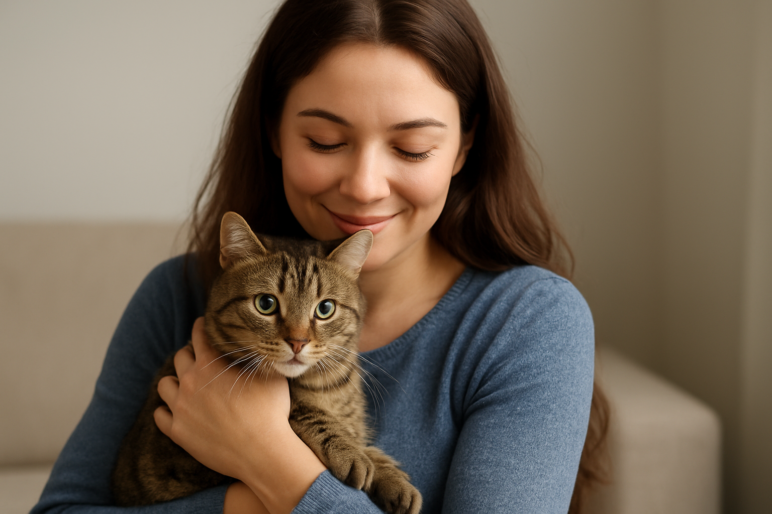 Illustration for Real-World Example: A Shy Cat Wins related to cat sitter