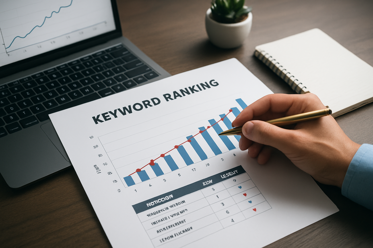 Illustration for Step-by-Step Workflow to Track and Improve Rankings related to site keyword ranking