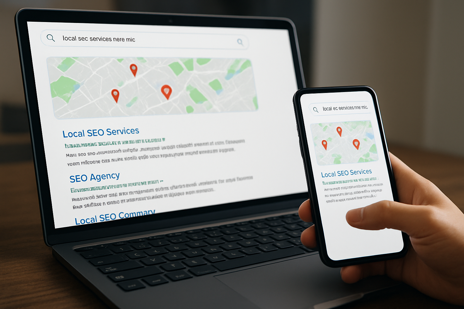 Illustration for 6) Which on-page website elements impact local visibility the most? related to local-seo-services-near-me