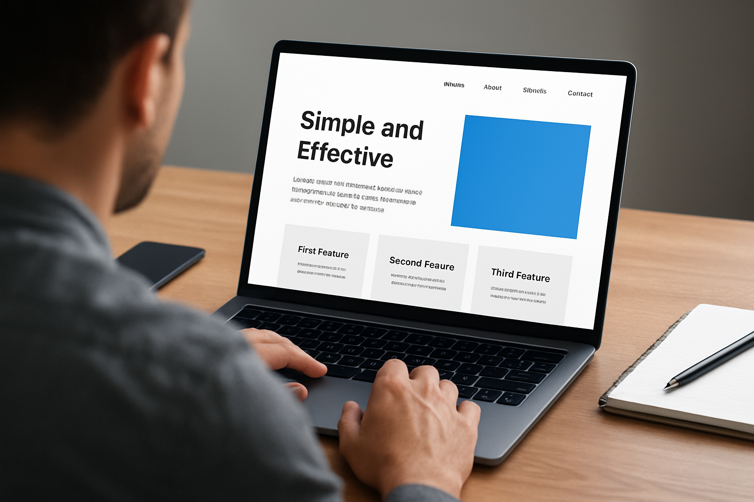 Illustration for Clarity in Three Seconds: Messaging, Visual Hierarchy, and Above-the-Fold Choices related to fast turnaround web design