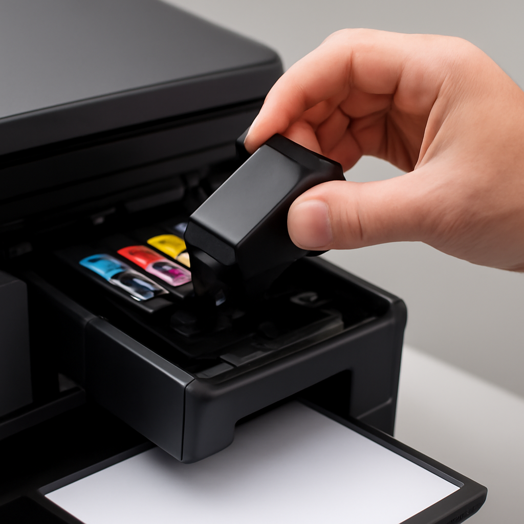 Illustration for Maintenance, Monitoring, and Managed Print: The Hidden Savings related to inkjet printer cartridge