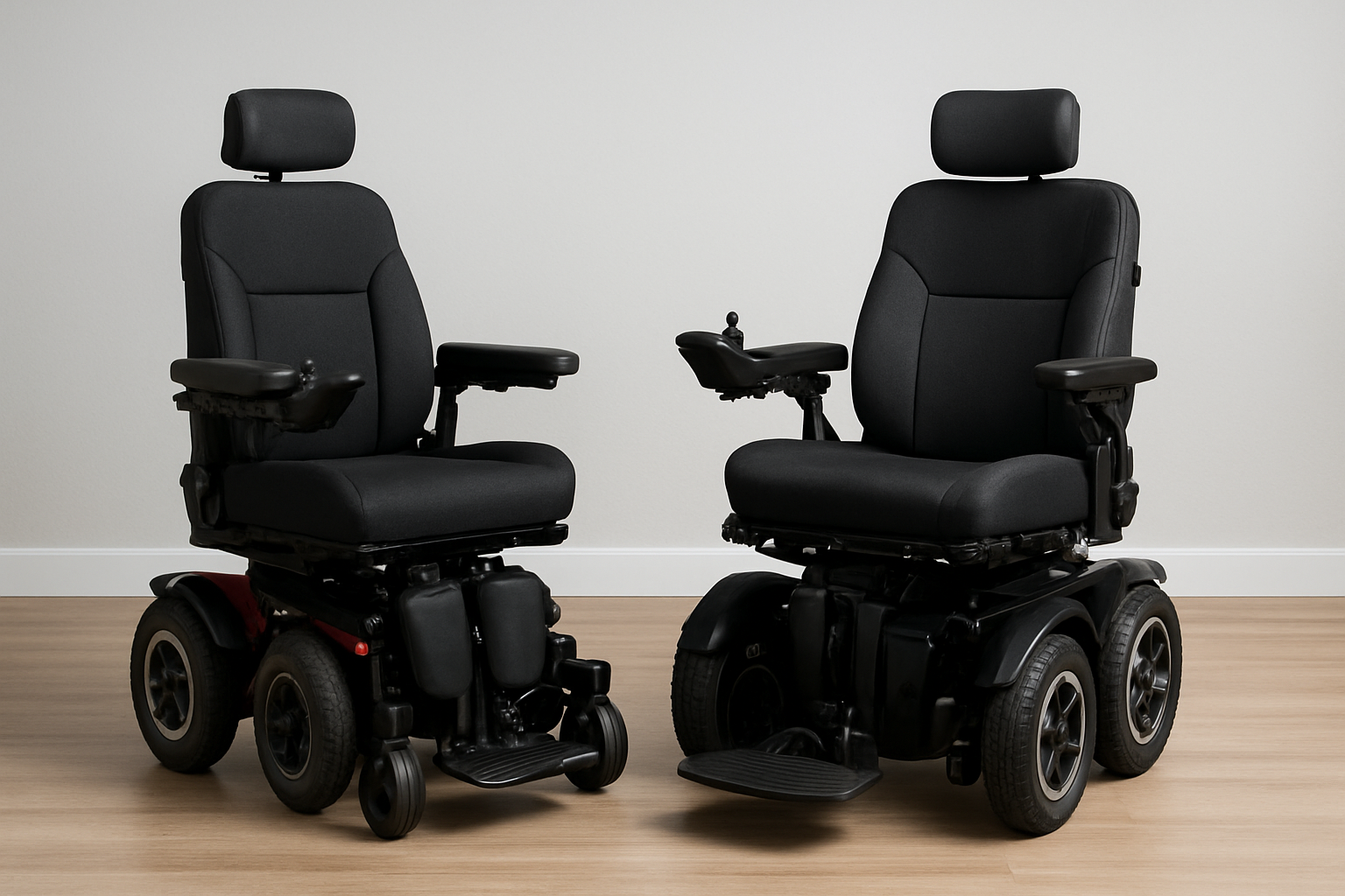 Illustration for Standard vs Heavy-Duty: Choosing the Right Motorized Wheelchair for Your Life related to duramed mobility products inc