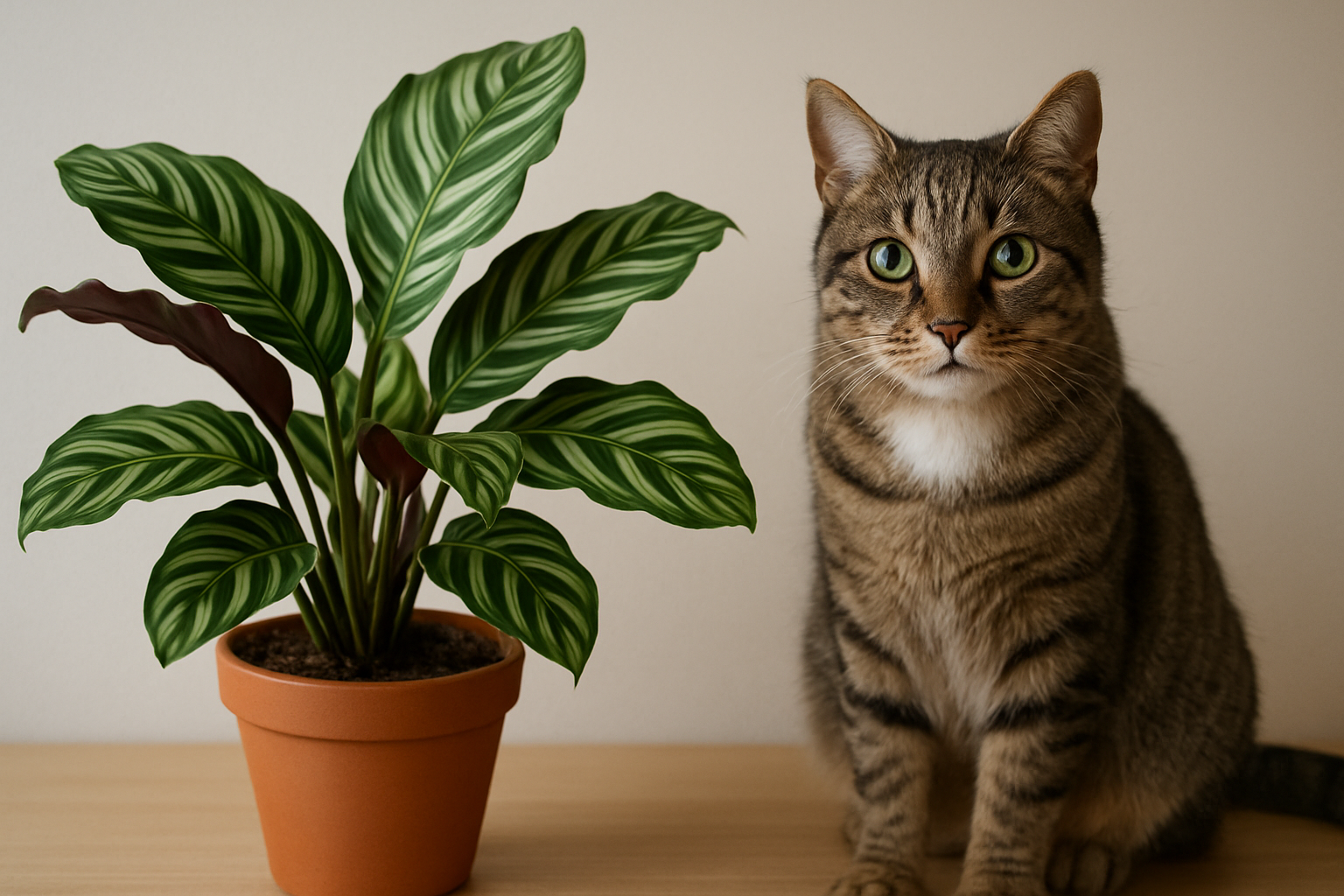 Illustration for Lookalikes and Safe Swaps: Choose Wisely related to calathea plant toxic to cats