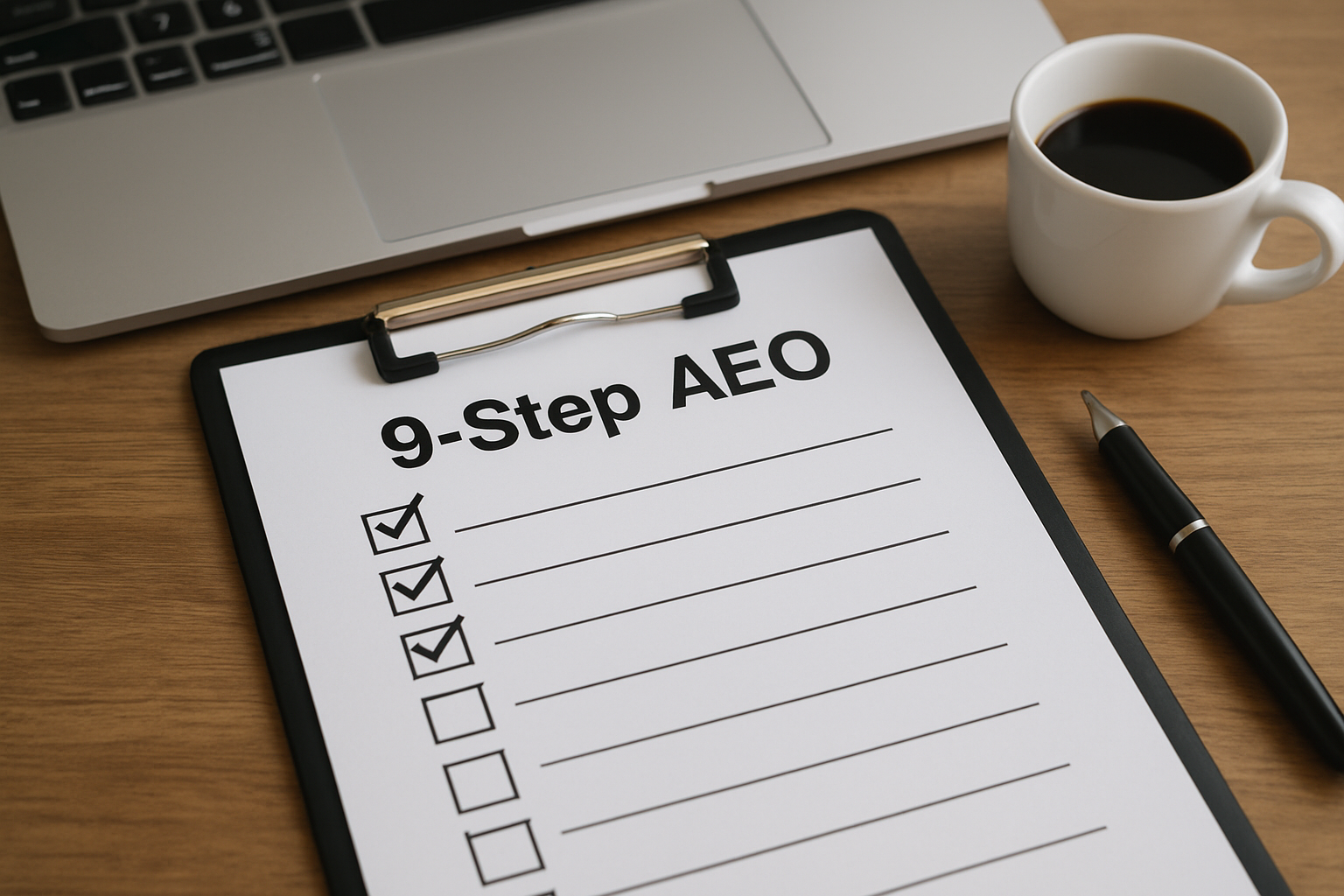 How Do I Show Up as the Best in Google ChatGPT or LinkedIn? A 9-Step AEO Checklist for Thought Leaders