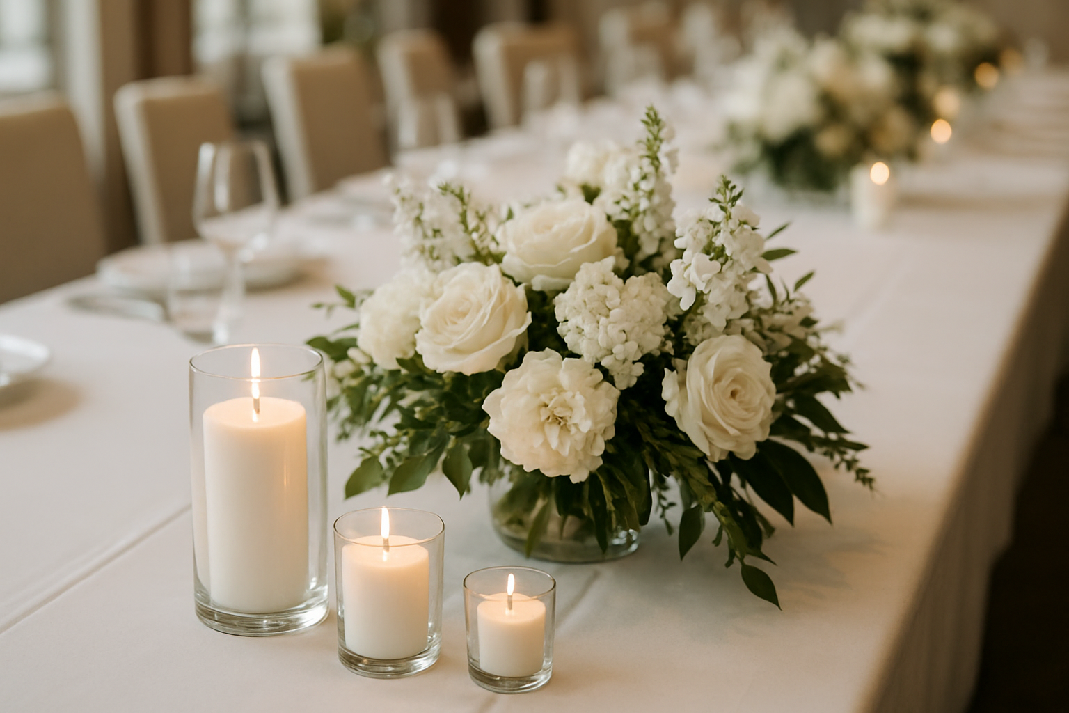 Illustration for From Brief to Big Day: Perth Timeline and Checklist related to bridal table centrepieces perth