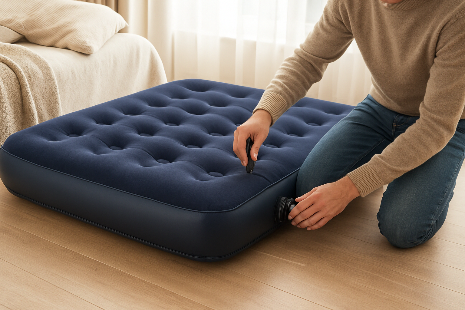 Illustration for Warmth, Materials, and Leak Prevention related to inflatable mattresses & air beds