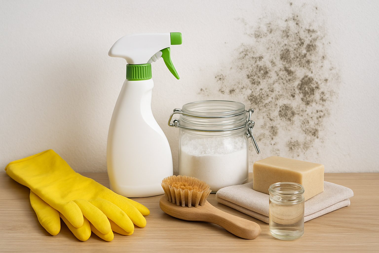 Illustration for Your Eco-Friendly Kit: Safe Products and Gear to Prepare related to cleaning up mould