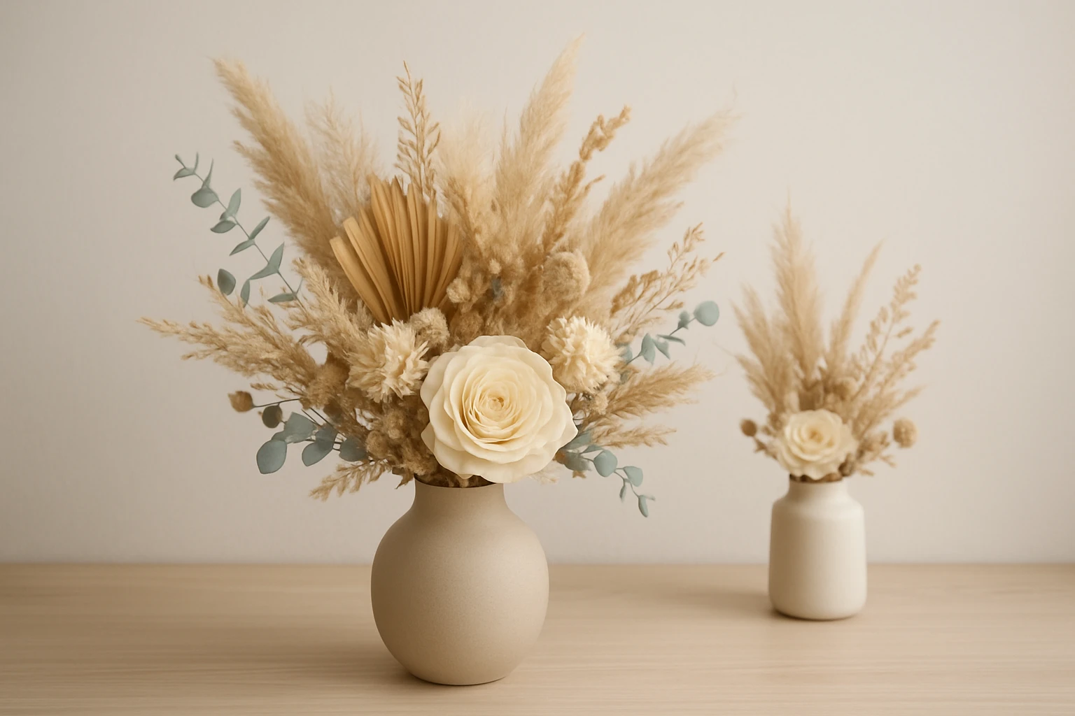 Modern preserved flower arrangements for interiors and gifting - modern dried flower arrangements guide