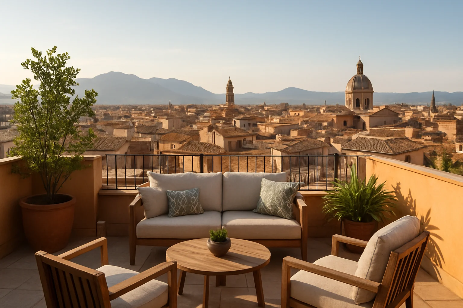 Paso 10: Diseña tu terraza en la azotea con vistas con alma local - terraza en la azotea con vistas guide