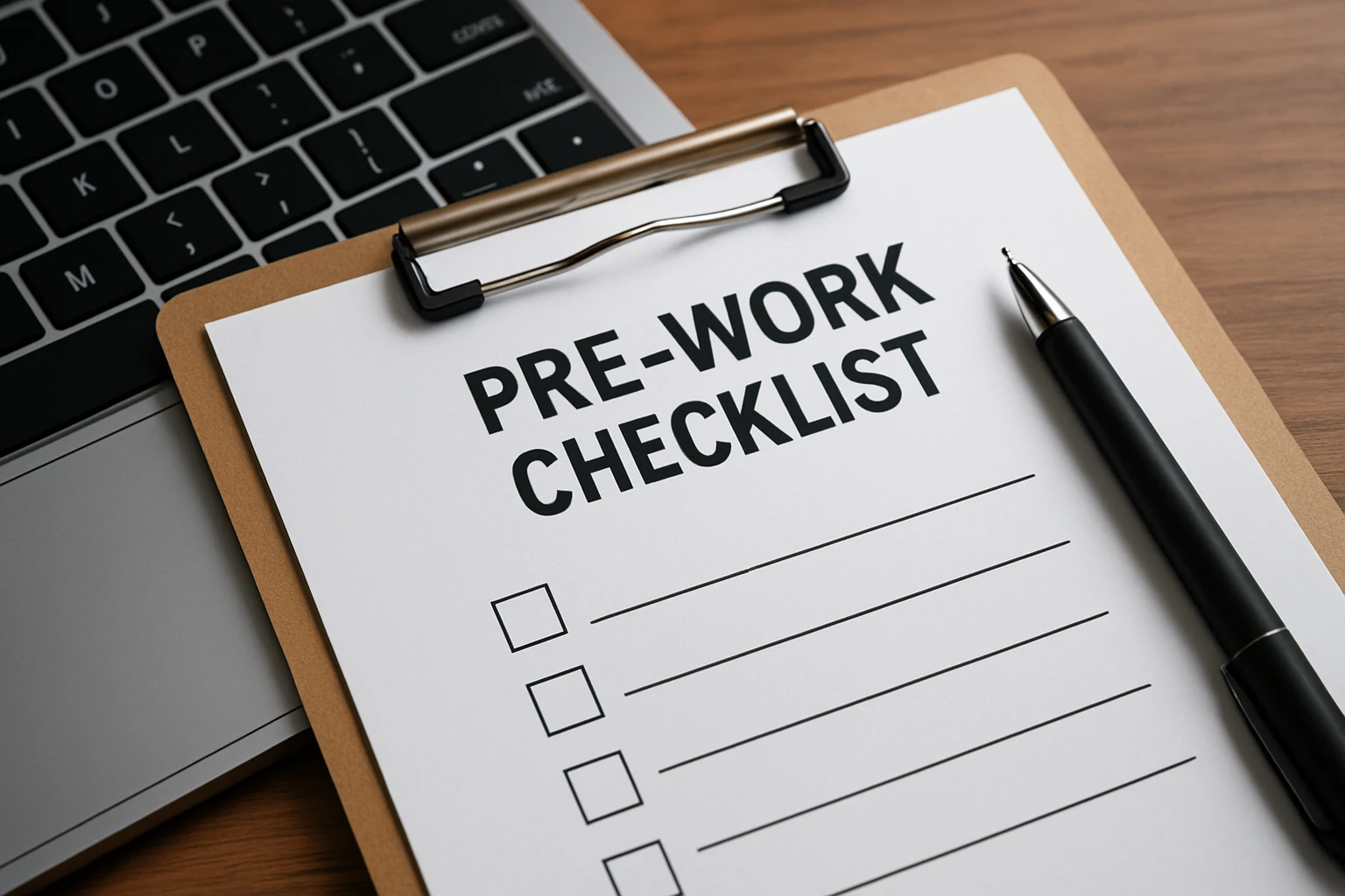 Pre-work checklist for the texas department of licensing and regulation - texas department of licensing and regulation guide