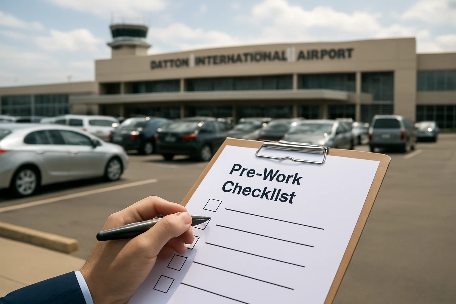 The Parking at Dayton Airport Checklist 2 Pre-work Checklist - parking at dayton airport guide