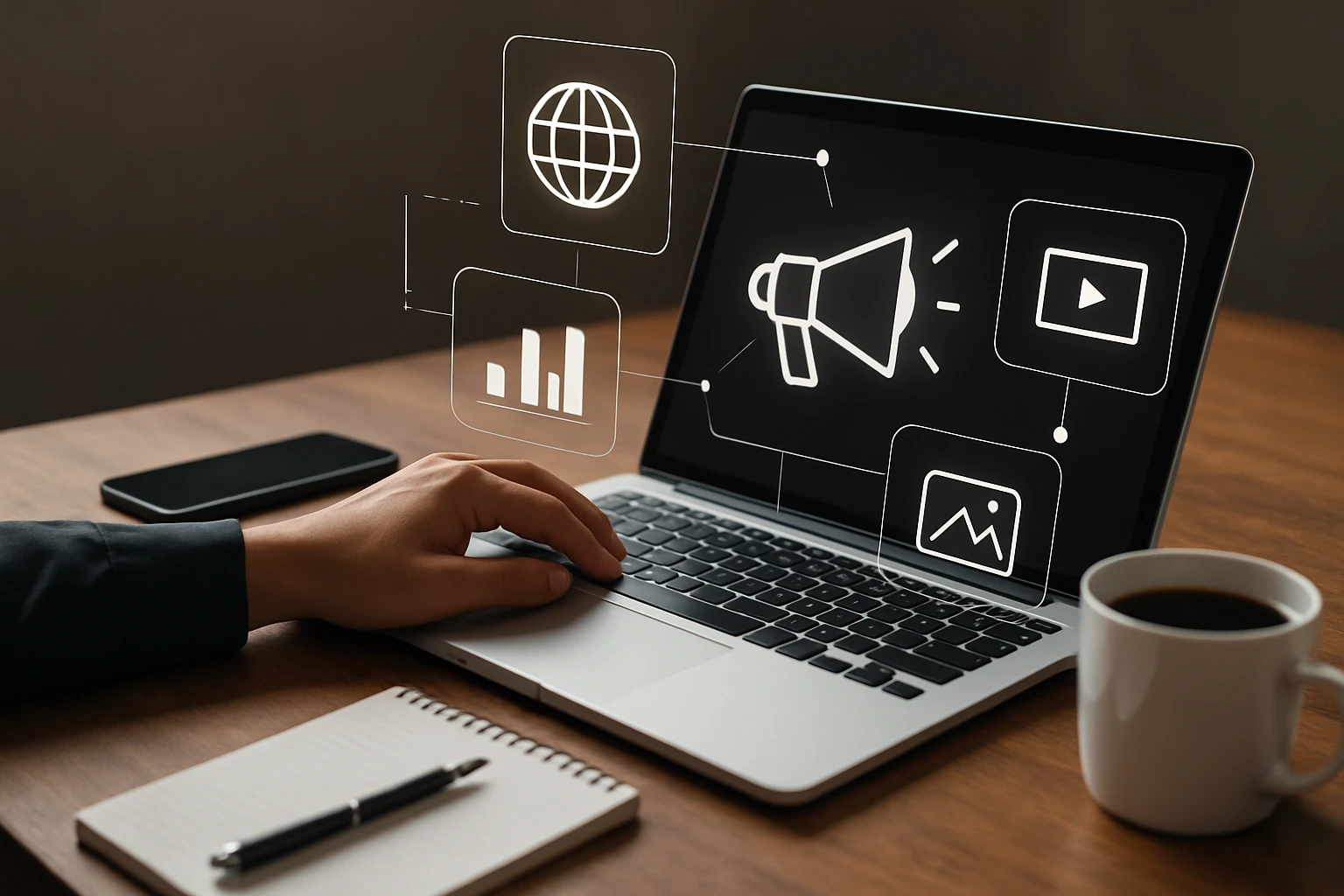 Publish and distribute every visibility asset on purpose - increase brand visibility guide
