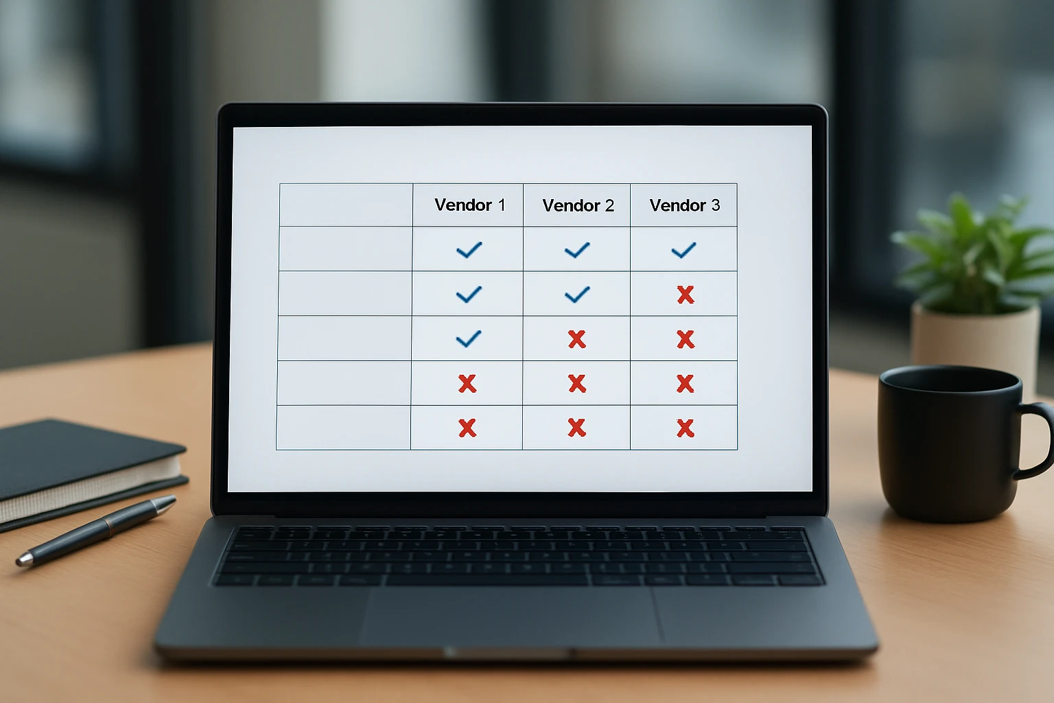 Quick Vendor Comparison Matrix - webinar streaming services brisbane guide