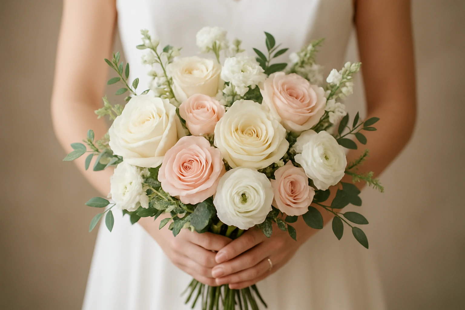 Romantic classics - fresh flower wedding bouquets guide