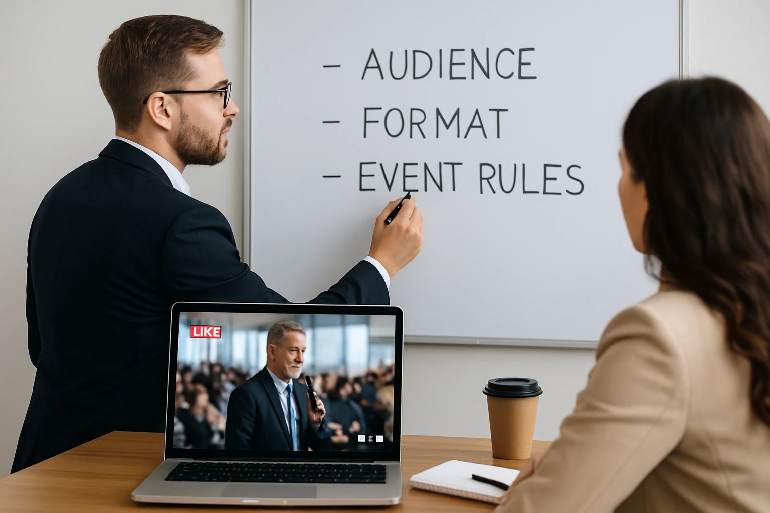 Step 1: Define the audience, format, and event rules - how to set up a hybrid event with live streaming in Brisbane guide