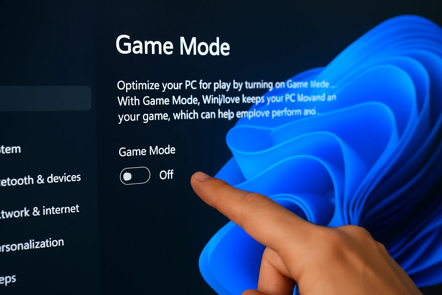 Step 1: Turn on Game Mode and close the obvious background load - how to optimize windows 11 for gaming guide