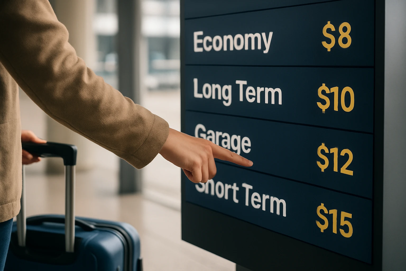 How to Cut Dayton Airport Parking Fees 2 Step 2: Match the lot to your trip length and your need for convenience - dayton airport parking fees guide