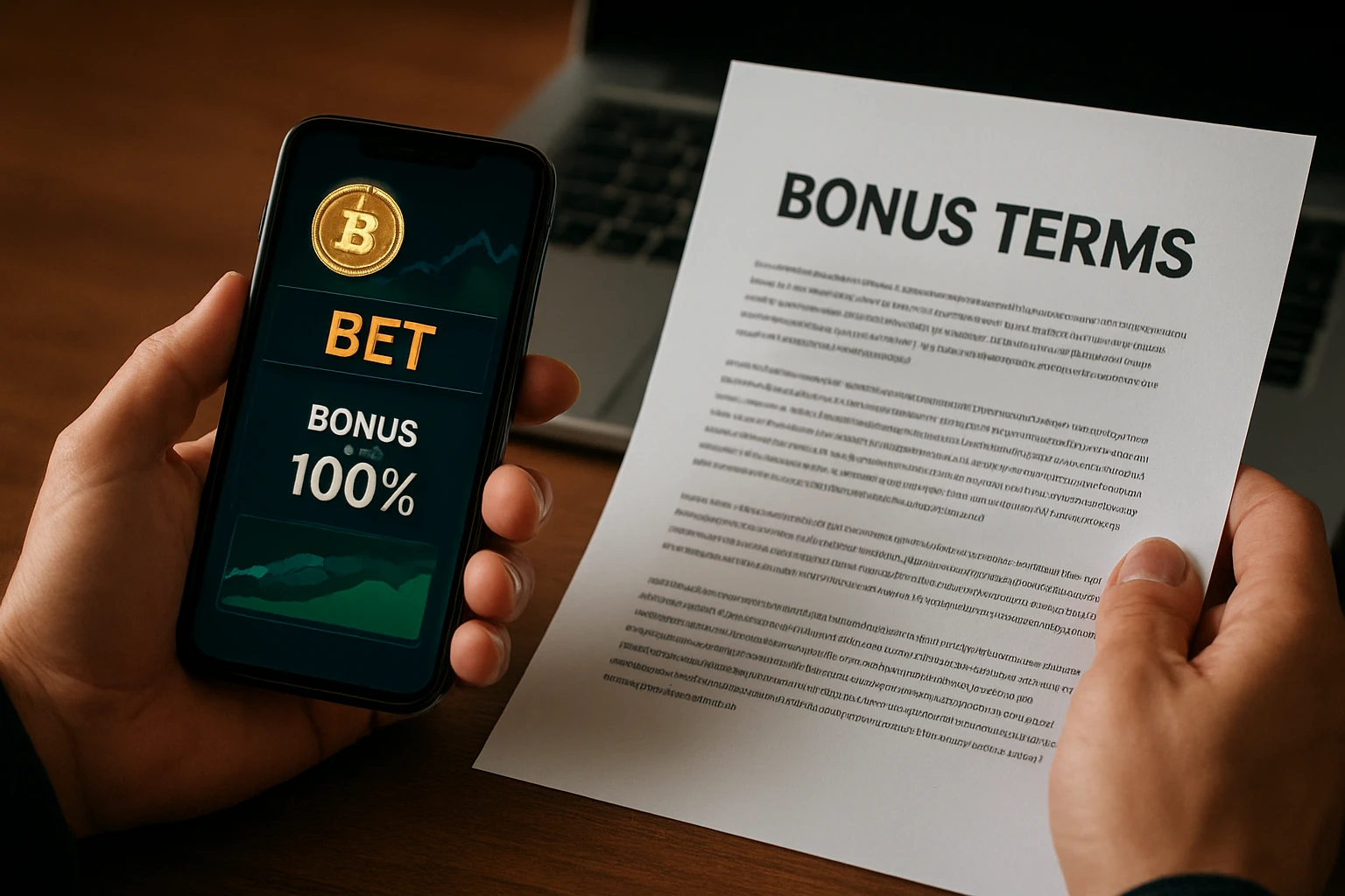 Step 2: Read the bonus terms before you chase the headline amount - crypto betting sites with promotional offers guide