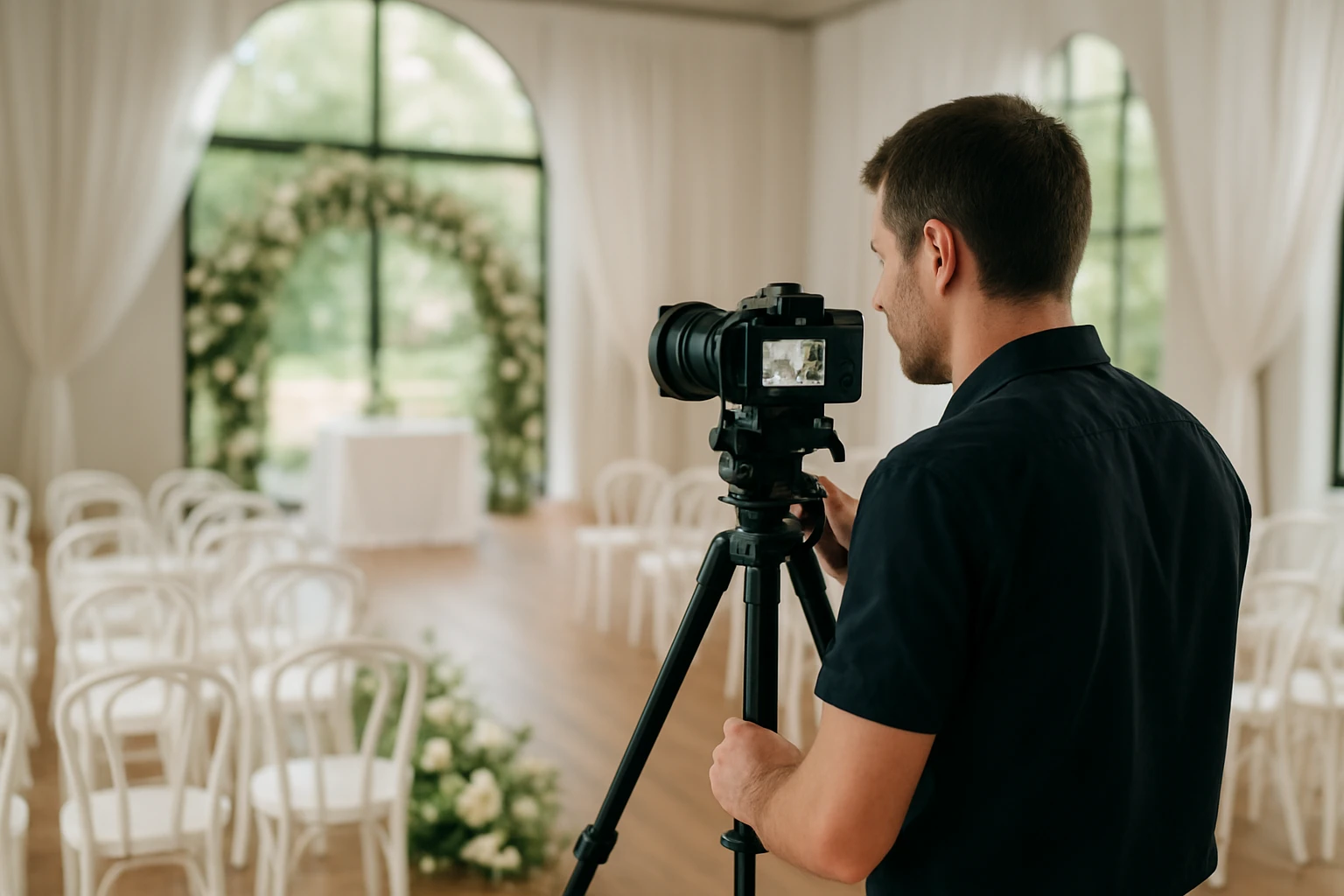 Step 2: Survey the Venue and Choose Camera Positions - high-definition wedding live stream Brisbane guide