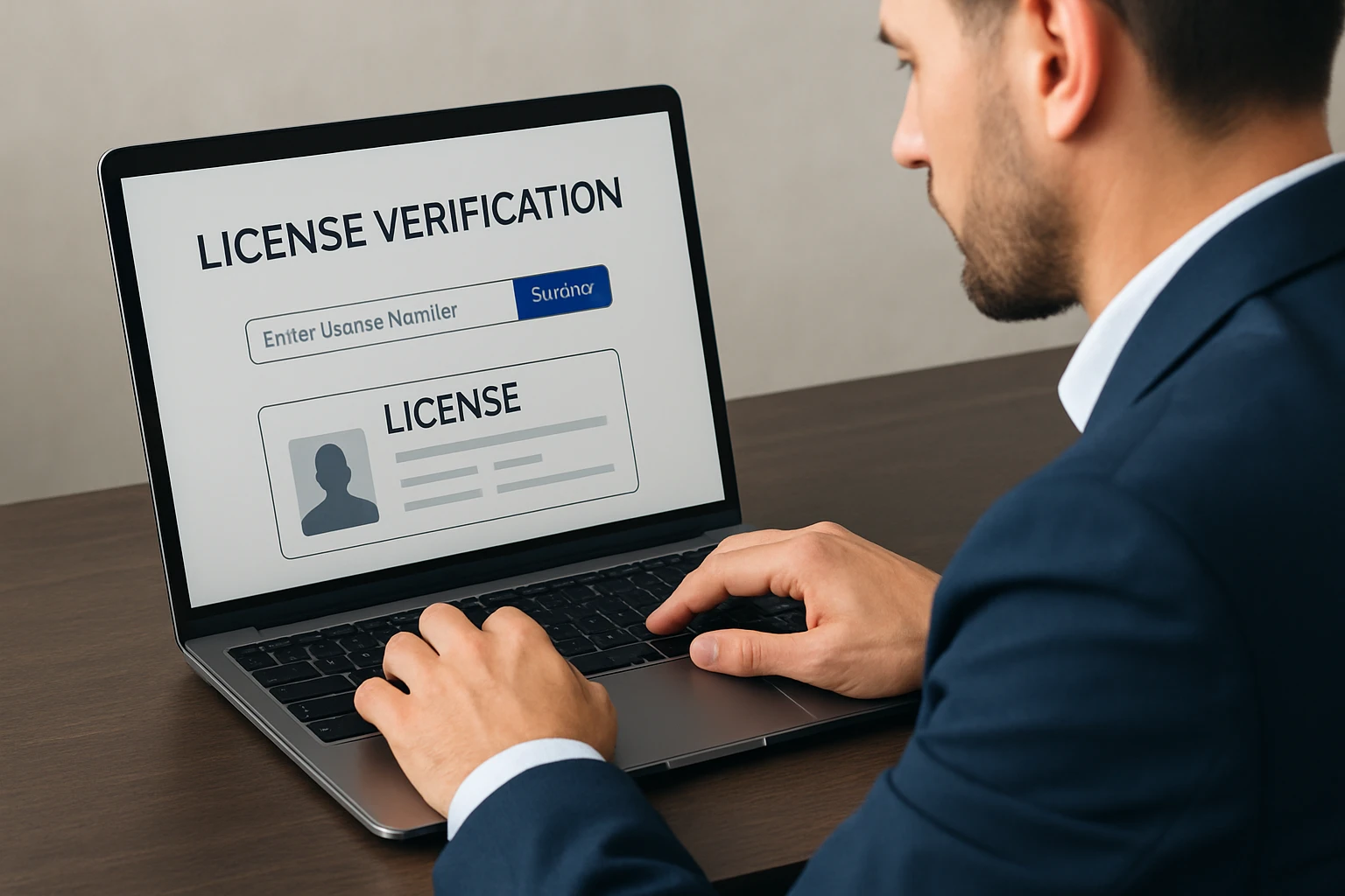 Step 2: verify the license in the official lookup - regulation and licensing guide