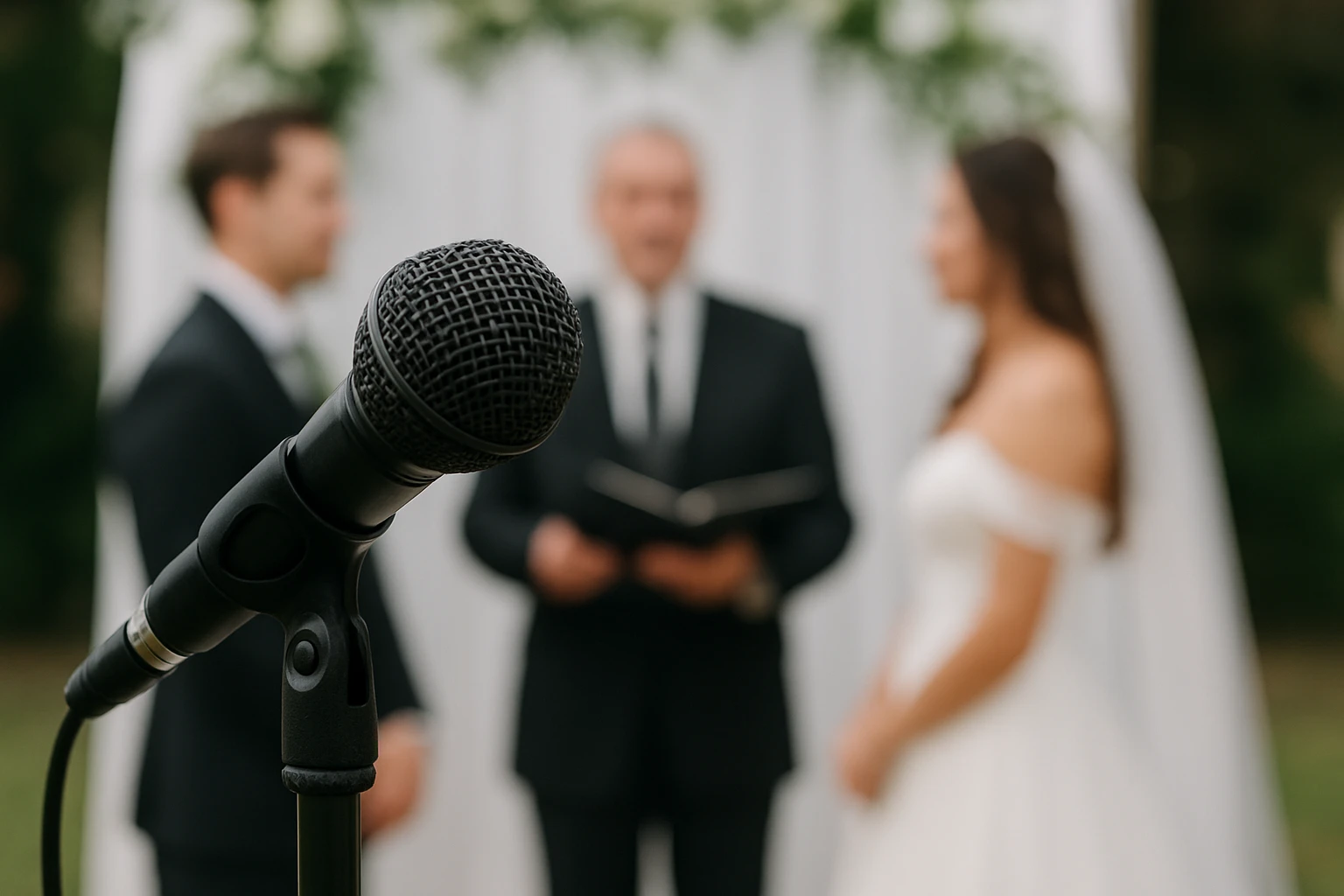 Step 4: Capture Crystal-Clear Audio of the Vows and Speeches - how to live stream a wedding in brisbane guide