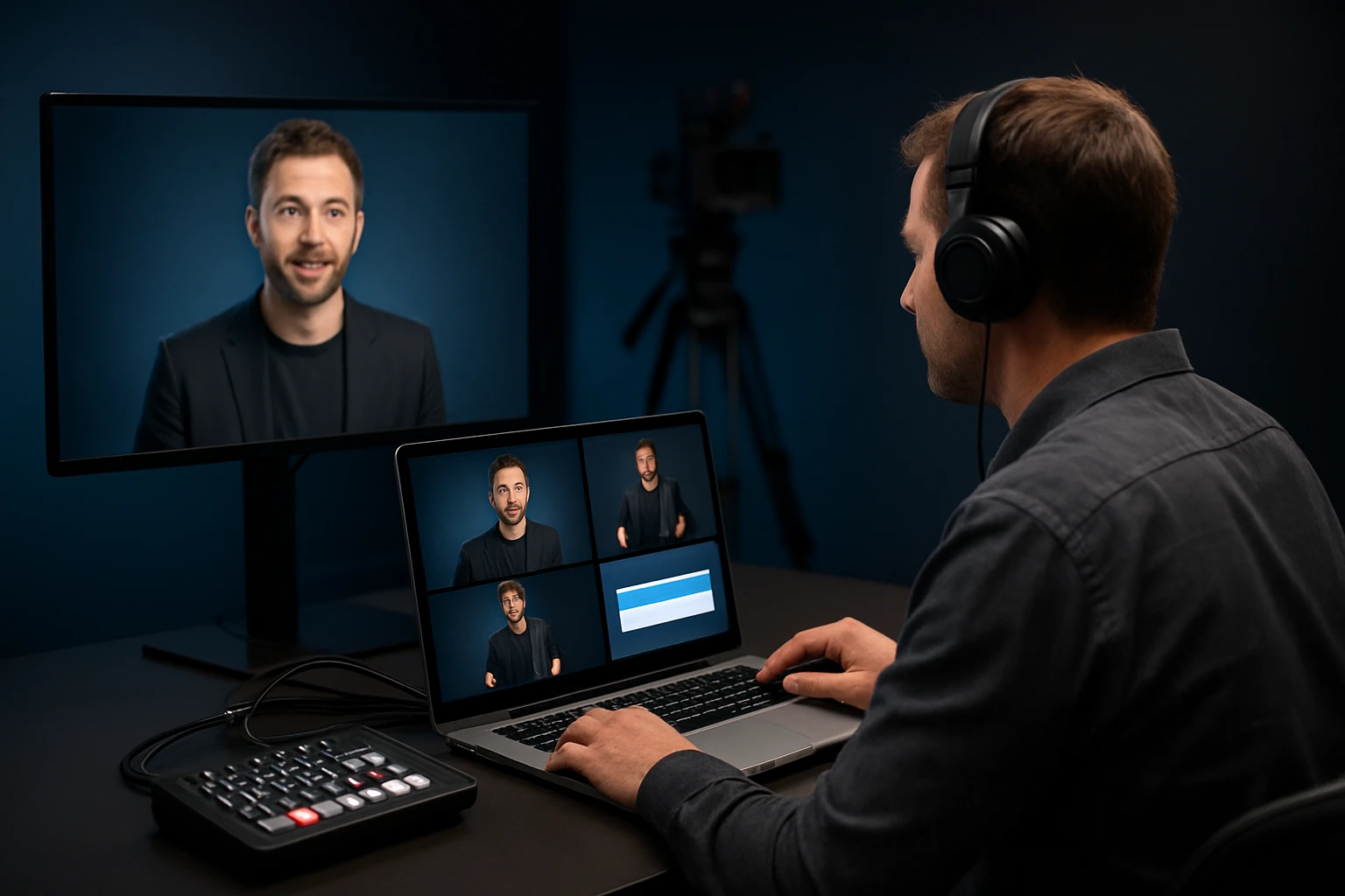 Step 4: Configure the Multi-Camera Live Streaming Feed, Layouts, and Overlays - multi-camera live streaming guide