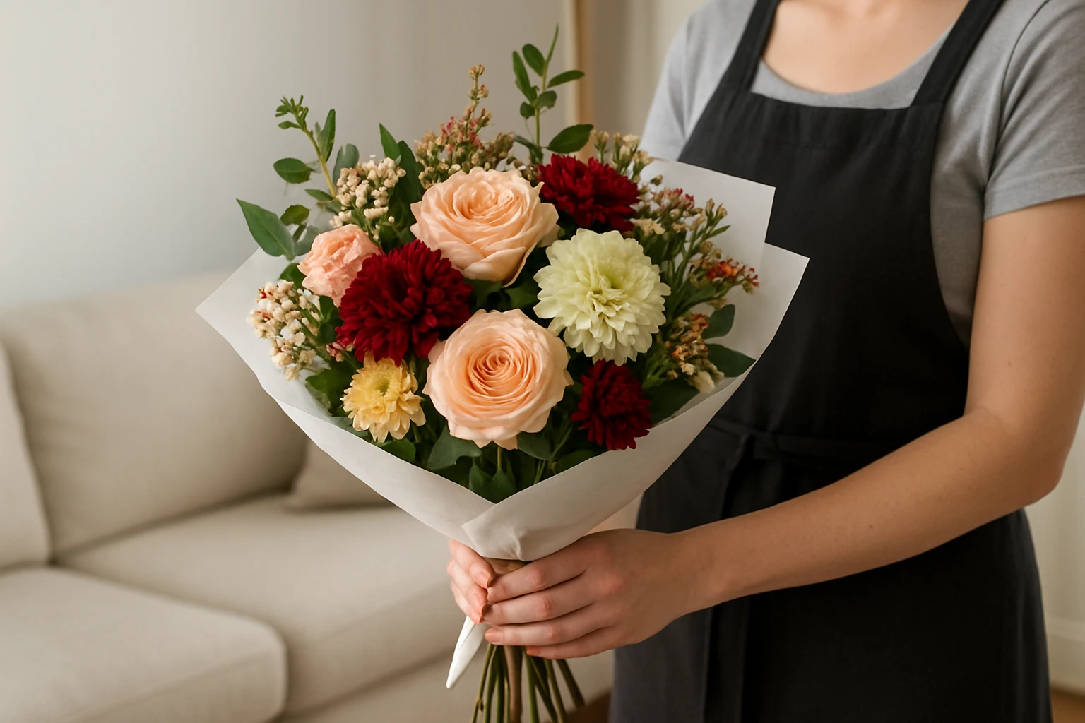Step 4: Fit the arrangement to the recipient and setting - perth flower delivery guide
