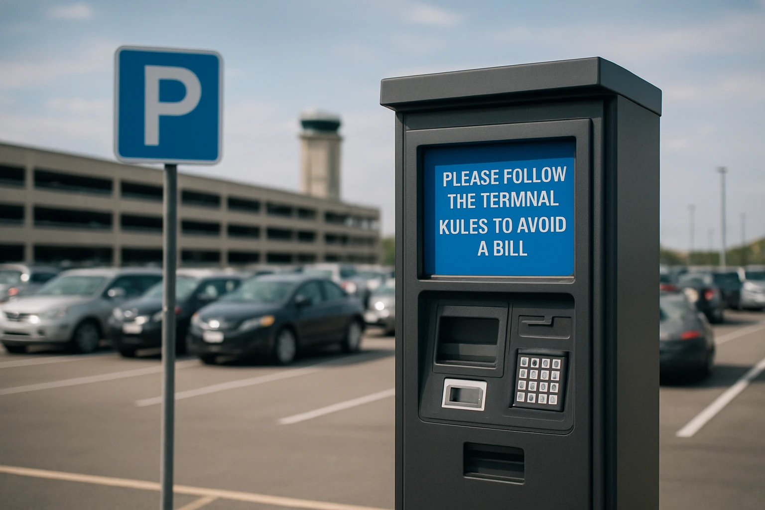 How to Cut Dayton Airport Parking Fees 3 Step 4: Follow the terminal rules so you do not pay for a mistake - dayton airport parking fees guide