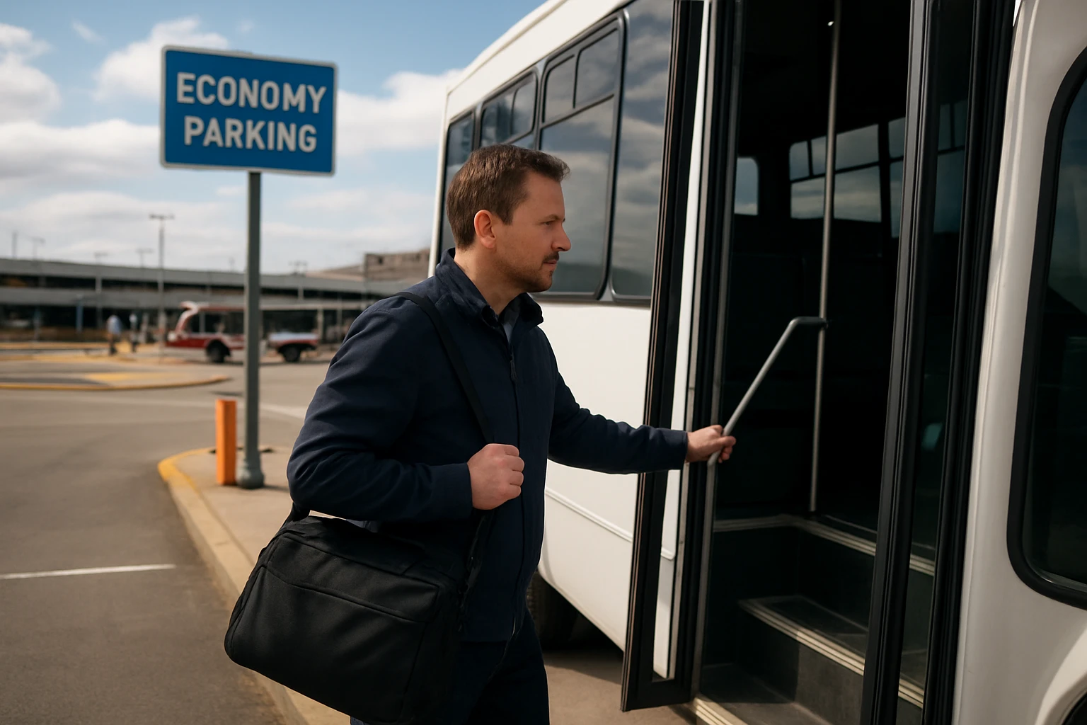 How to Find Dayton International Airport Economy Parking 3 Step 5: Catch the Shuttle and Head to the Terminal - dayton international airport economy parking guide