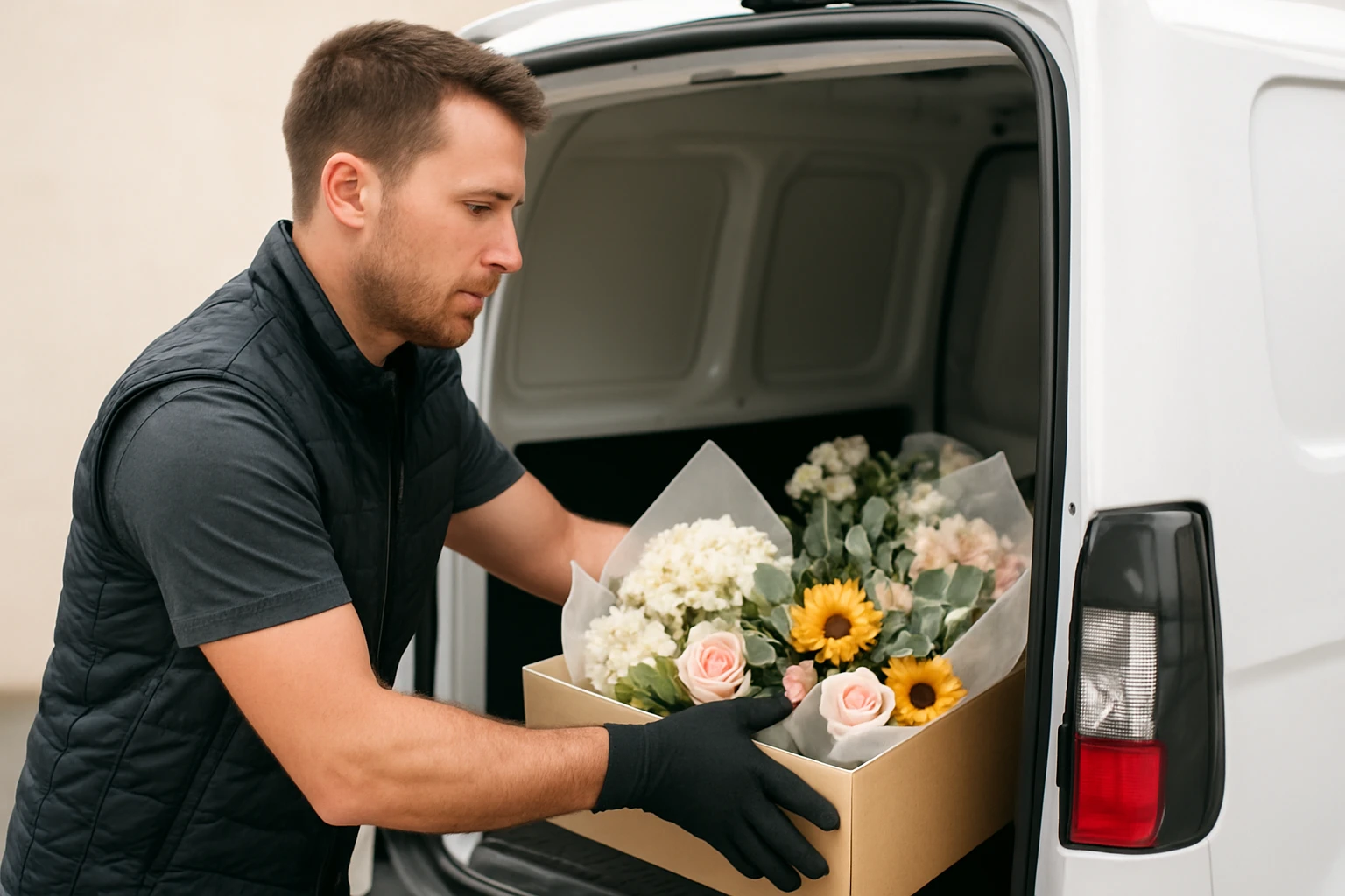 Step 5: Prep Your Car Like a Mobile Cool-Room - click and collect flowers perth guide