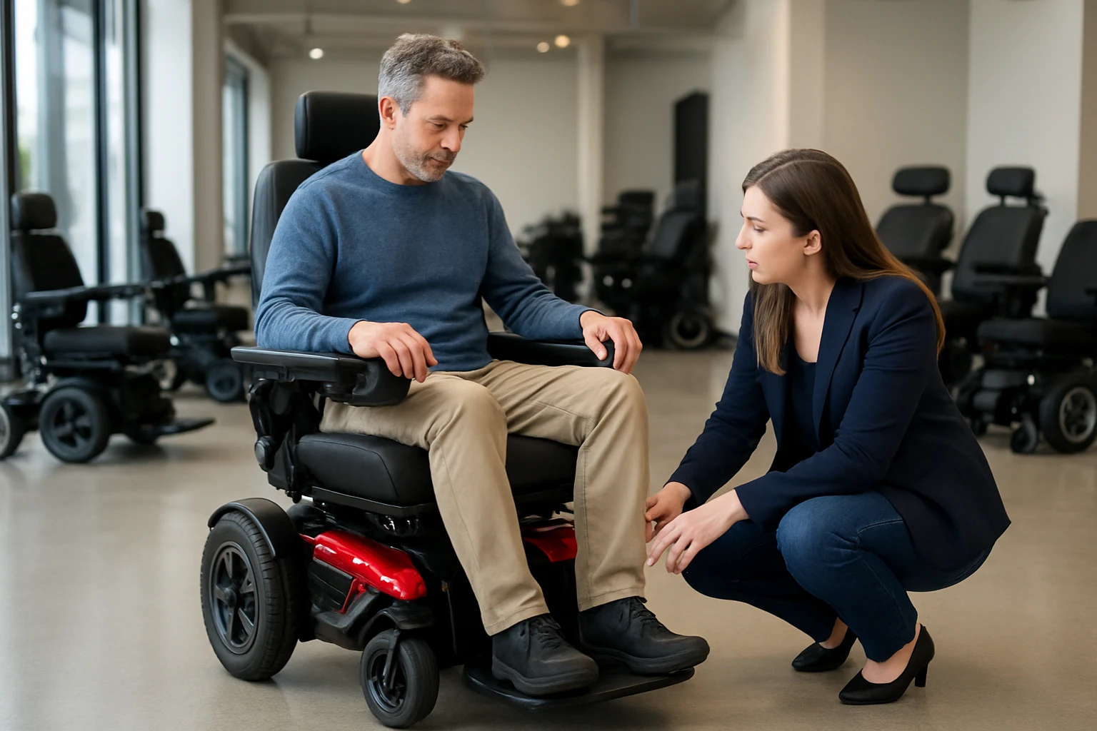 Step 7: Test-Drive, Fit, and Fine-Tune - power mobility devices (PMD) guide