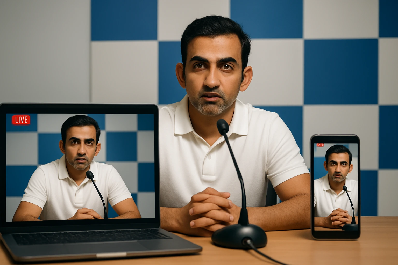 Validate the stream on multiple devices - gautam gambhir press conference live streaming guide