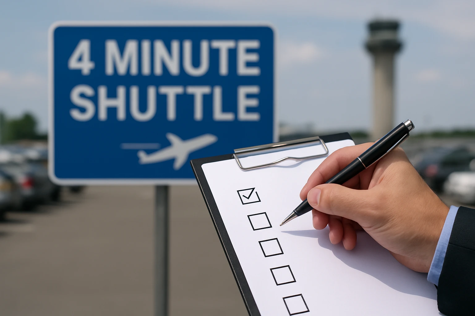 The Dayton airport parking checklist 3 Validation checklist - 4-minute shuttle Dayton airport parking guide