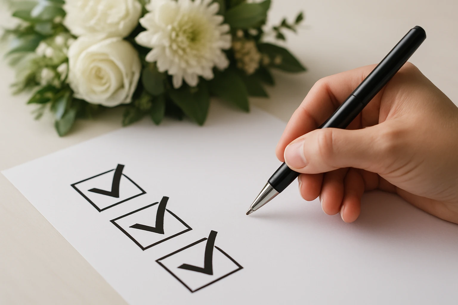 Validation Checklist: Arrive Right, Read Right, Look Right - condolence flowers perth delivery guide