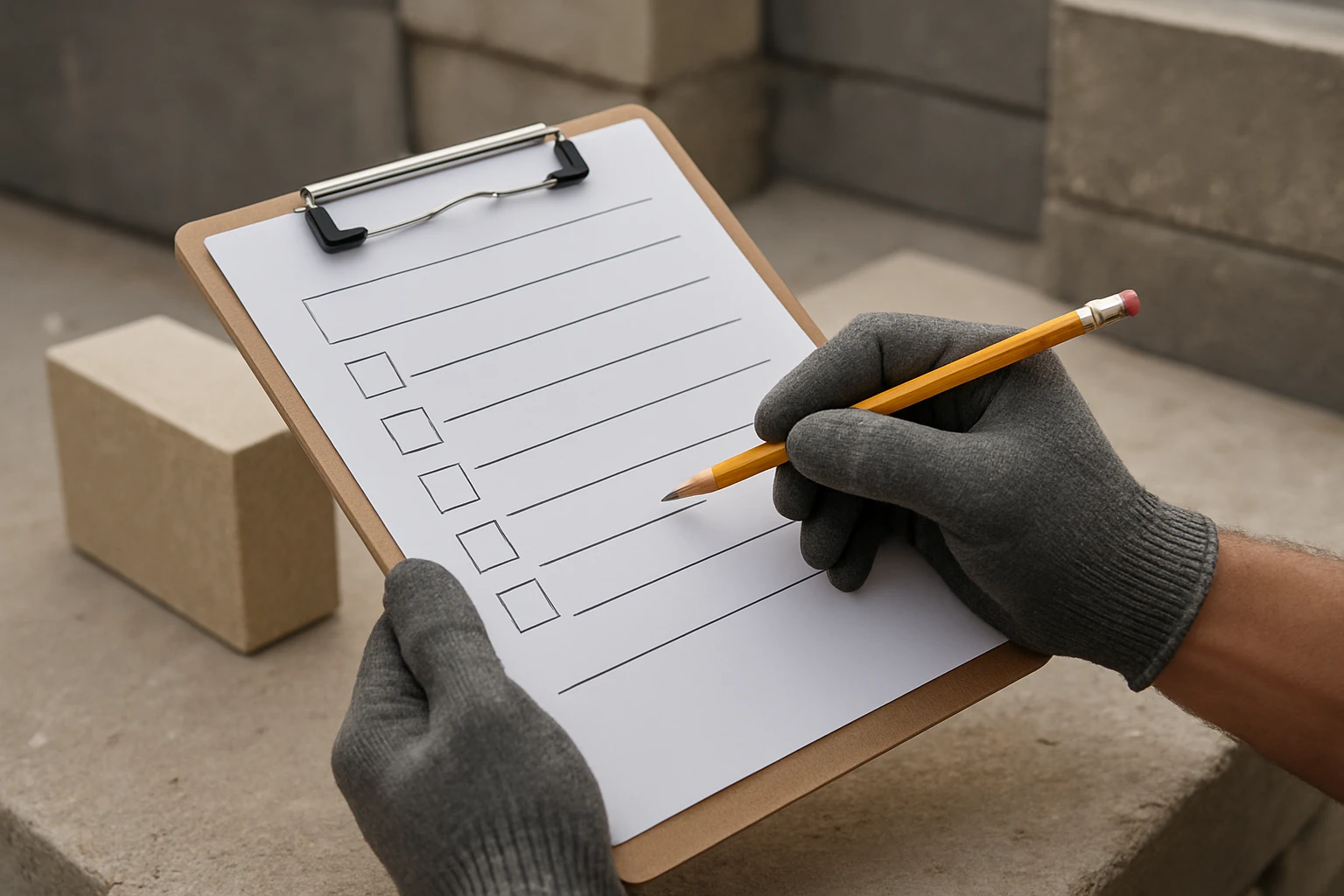 Validation checklist - Cast Stone guide