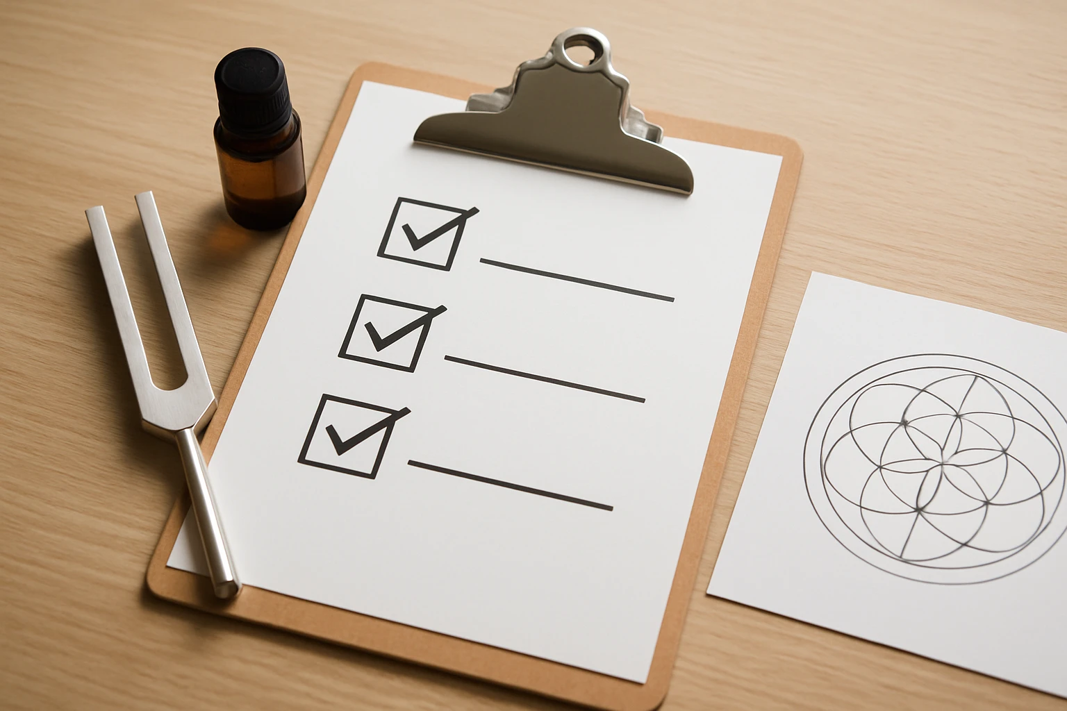 Validation checklist - frequencies and healing guide